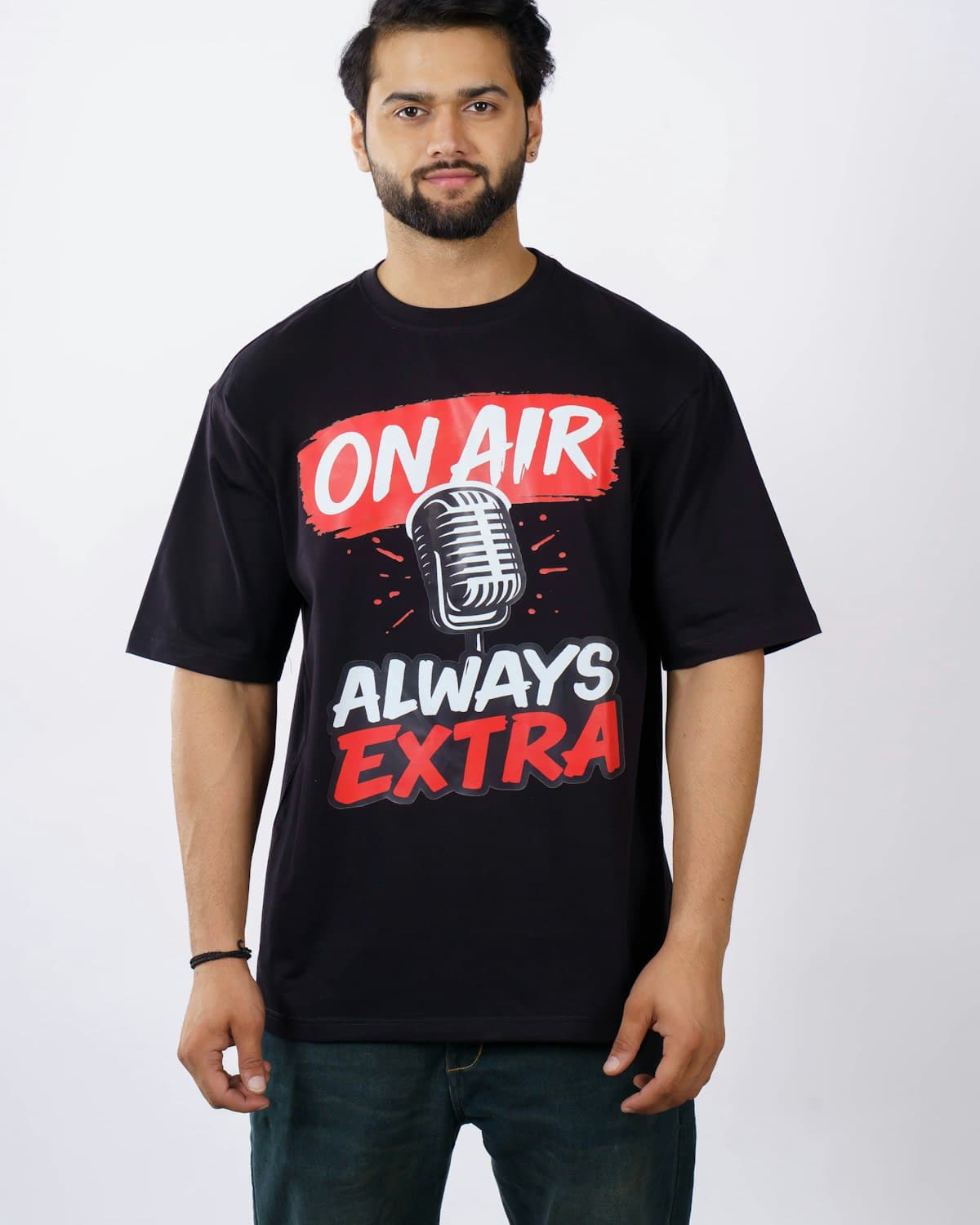 Graphic Print Oversized Tee